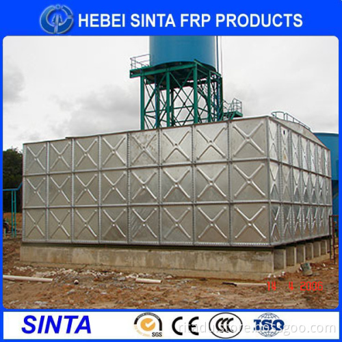 hot-dipped galvanized steel water tank